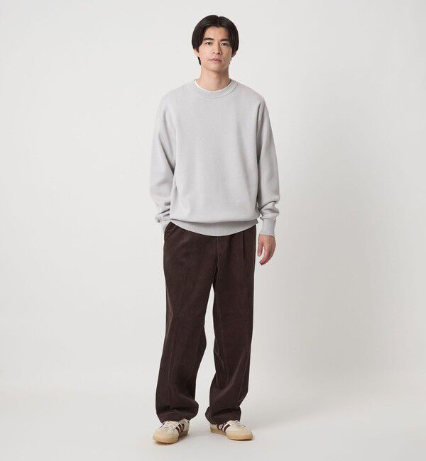 UNITED ARROWS green label relaxing「コットン スウェット クルーネック ニット」|ニット・セーター|