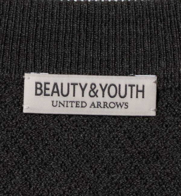 BEAUTY&YOUTH UNITED ARROWS「ウォッシャブルウール ツイル クルーネック ニット 手洗い可能」|ニット・セーター|
