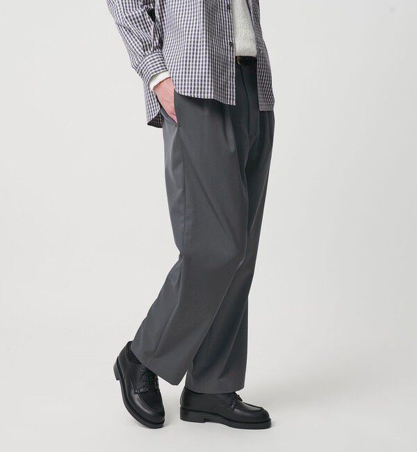 BEAUTY&YOUTH UNITED ARROWS「ツイル ギャバ バギー スラックス NO.9」|チノ|