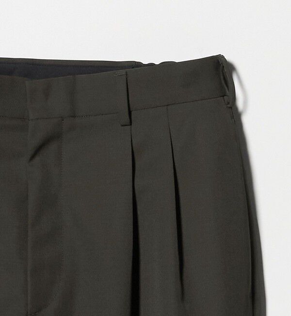 BEAUTY&YOUTH UNITED ARROWS「ツイル ギャバ バギー スラックス NO.9」|チノ|