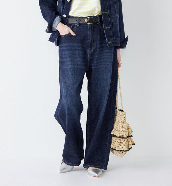 SHIPS Colors 「《予約》SHIPS Colors:〈洗濯機可能〉アマヨリ ワイド ルーズ デニム◆」|デニム|