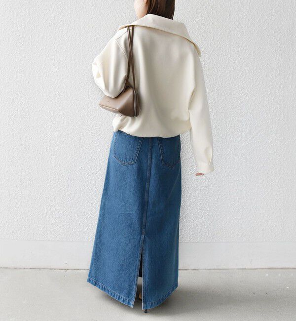 SHIPS for women「《予約》【WEB限定】〈手洗い可能〉裾 ドロスト ダンボール スナップ ボタン カーディガン」|カーディガン|