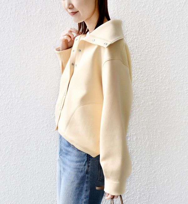 SHIPS for women「《予約》【WEB限定】〈手洗い可能〉裾 ドロスト ダンボール スナップ ボタン カーディガン」|カーディガン|