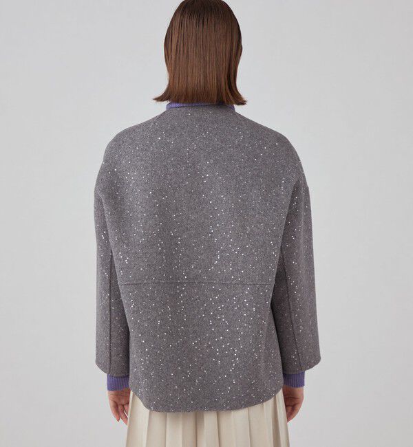 新品未使用♡Ballsey スパンコール リバー ショート コクーンコート スパンコールリバー ショートコクーンコート（Ballsey）｜ルミネの