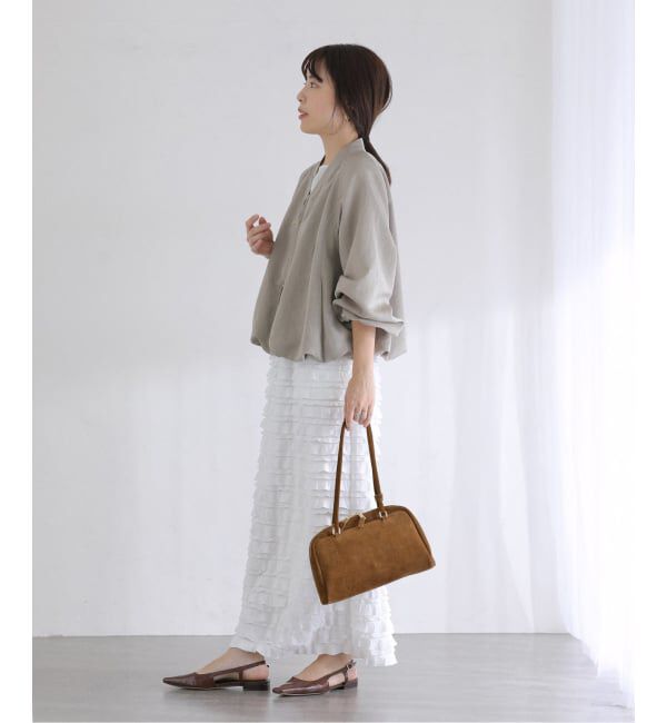  「《WEB限定追加予約》CHRISTIAN VILLA スエードショルダートートバッグ」|トートバッグ|