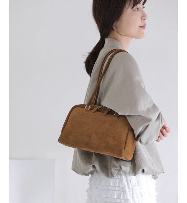  「《WEB限定追加予約》CHRISTIAN VILLA スエードショルダートートバッグ」|トートバッグ|