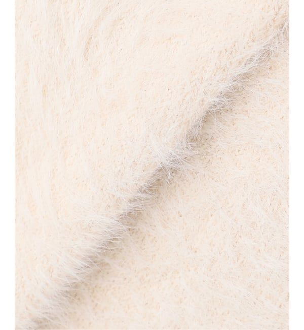  「《WEB限定予約》【洗える】ファーバックパール長袖プルオーバー」|ニット・セーター|