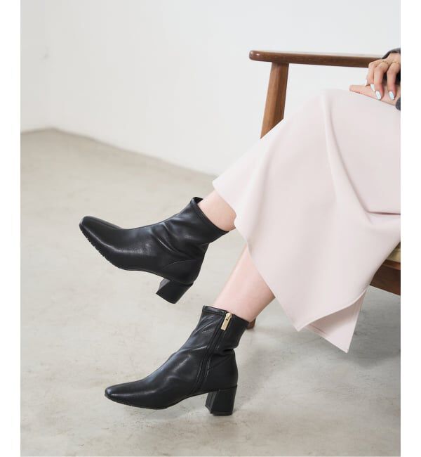 LE TALON 5cmスクエアフィットショートブーツ 追加》5cmスクエアフィットショートブーツ｜ルミネのファッション通販
