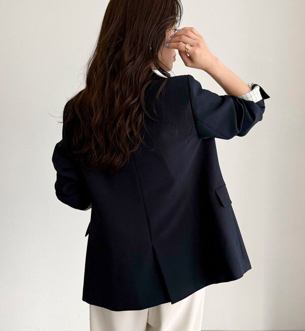 fredy emue「【3サイズ展開/オンオフ使える】ダブルブレストジャケット」|テーラードジャケット|