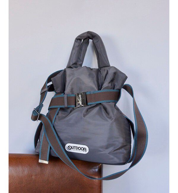 VIS「【OUTDOOR PRODUCTS】VIS別注2WAYベルト付きパデッドトートバッグ」|トートバッグ|チャコール(06)