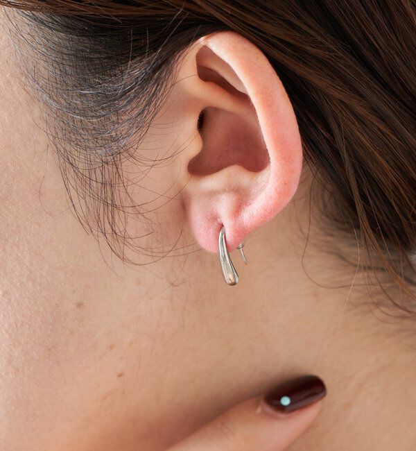  「【PAPILLONNER/パピヨネ】ドロップフックピアス」|リング|シルバー