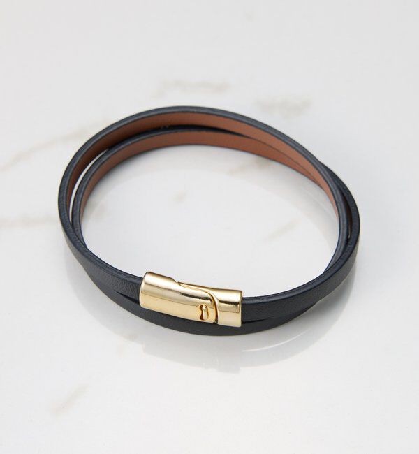  「ダブルラップレザーブレスレット」|ブレスレット・バングル|