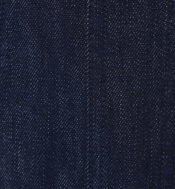  「Q.anos ストレッチリブデニムジャケット」|デニムジャケット|