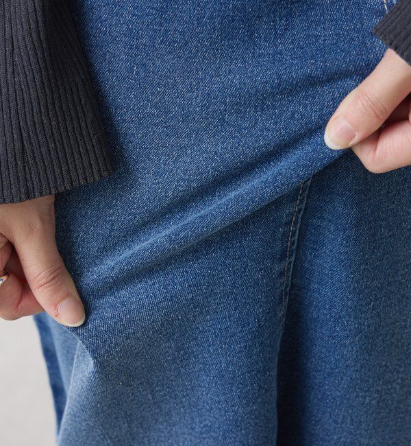  「Iラインデニムスカート」|スカート|