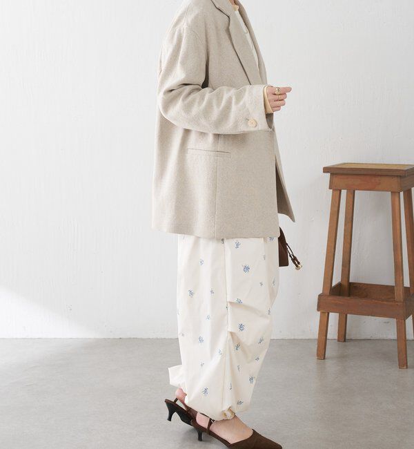  「コットンリネンオーバーダブルジャケット」|ベスト・ジレ|