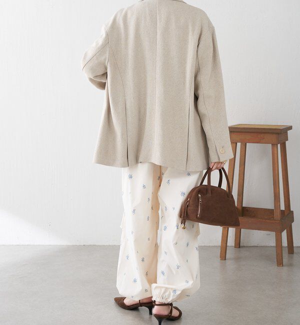  「コットンリネンオーバーダブルジャケット」|ベスト・ジレ|