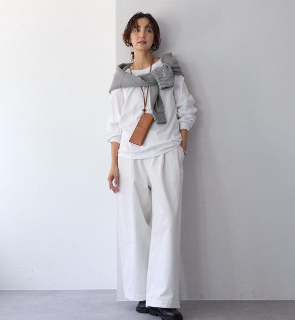  「予約【A・MONN.:.(アモン)】ホワイトデニムパンツ」|デニム|