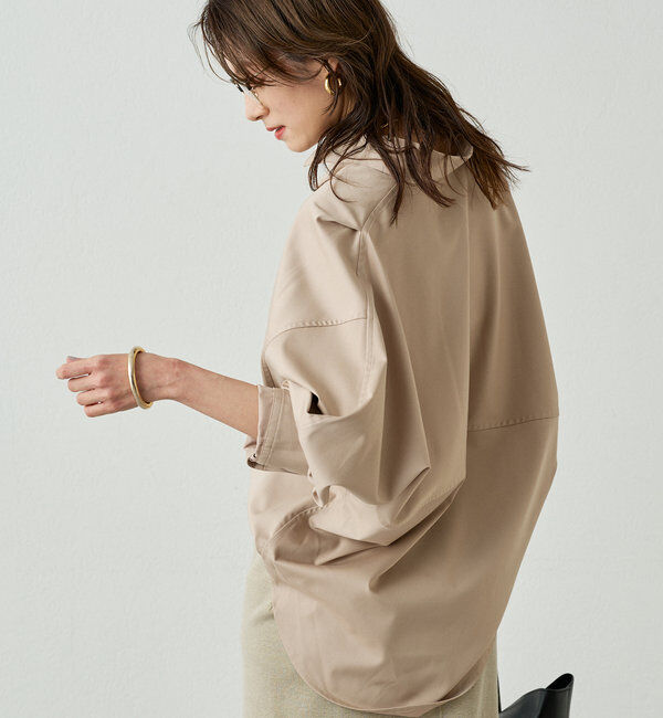  「サテンBIGシャツ」|シャツ・ブラウス|