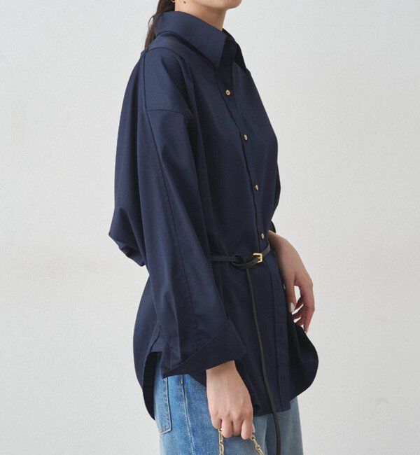  「サテンBIGシャツ」|シャツ・ブラウス|