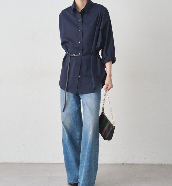  「サテンBIGシャツ」|シャツ・ブラウス|