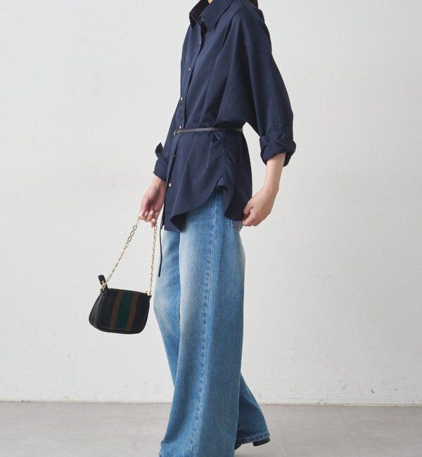  「サテンBIGシャツ」|シャツ・ブラウス|