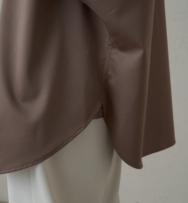  「サテンBIGシャツ」|シャツ・ブラウス|