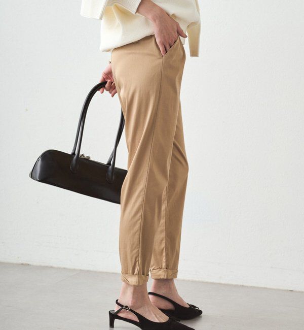  「裾ねじりパンツ」|チノ|