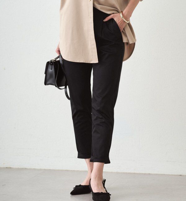  「裾ねじりパンツ」|チノ|