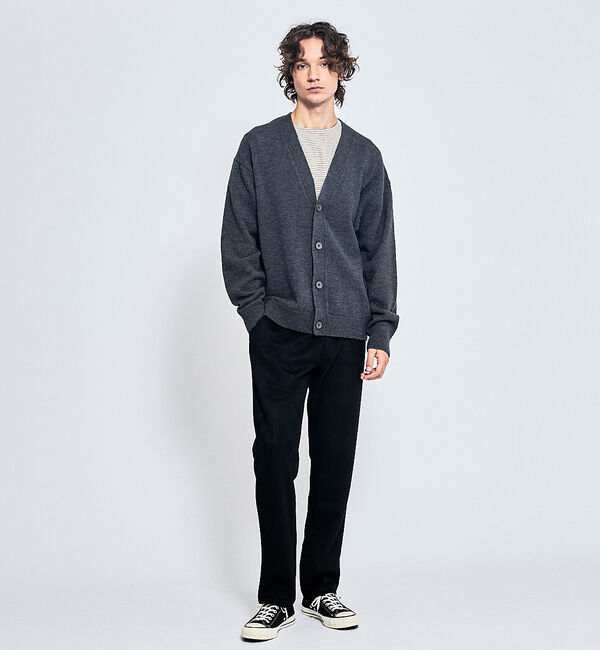 ABAHOUSE「ウールミックス ブークレーニット カーディガン」|カーディガン|