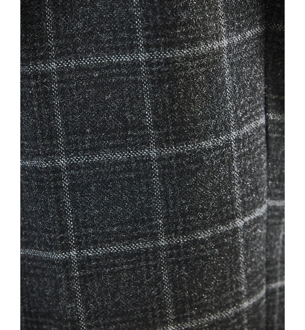 ABAHOUSE「【セットアップ対応】ウールライク チェック ボリュームタック ワイドスラックス」|その他|