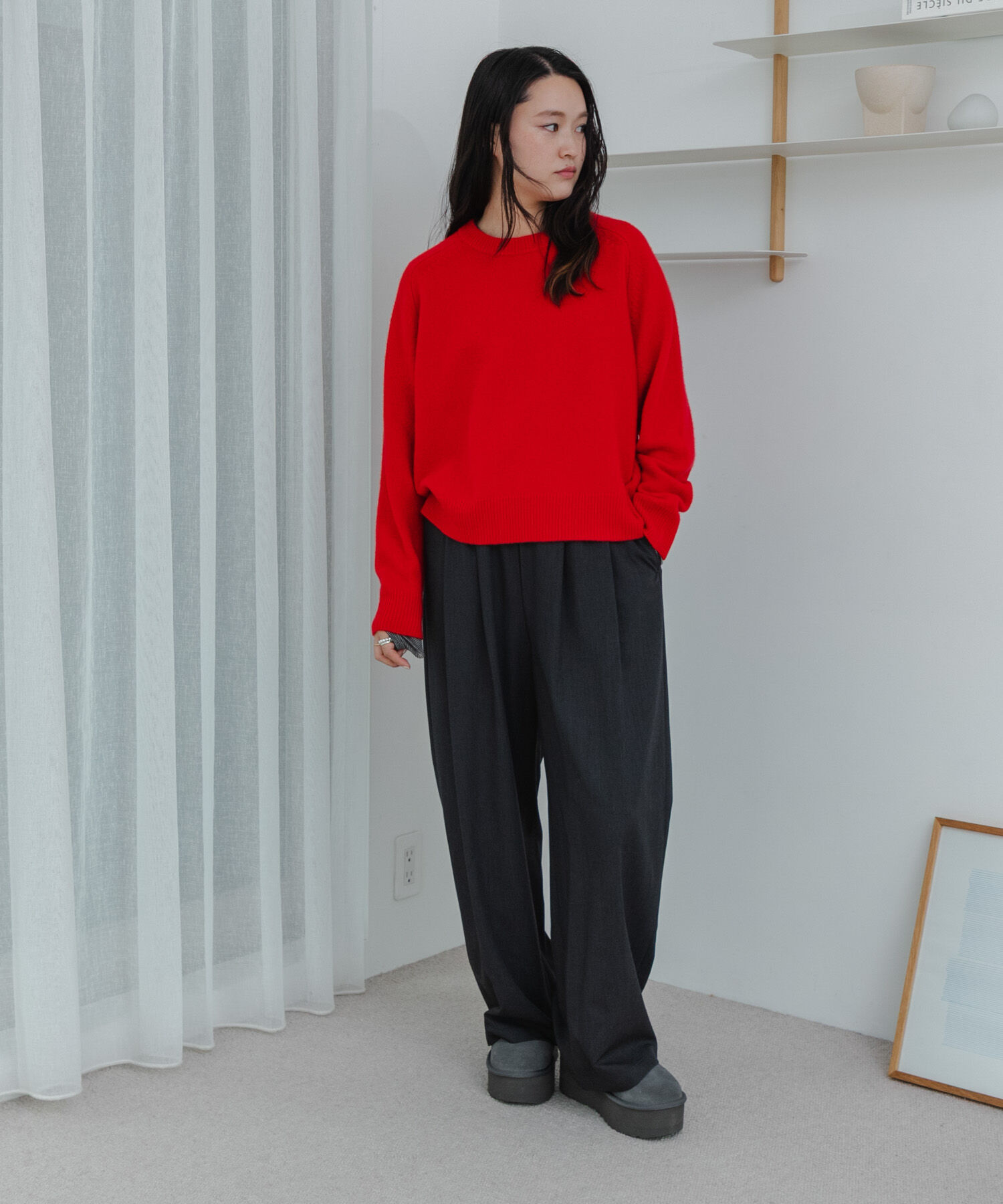 URBAN RESEARCH「ウォッシャブルウールカシミヤニット」|ニット・セーター|