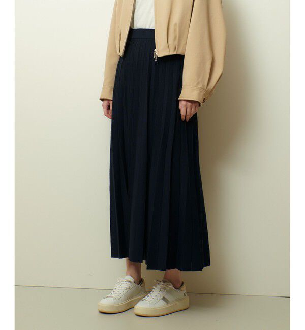 allureville「ソウバリシアーコンビプリーツスカート」|スカート|