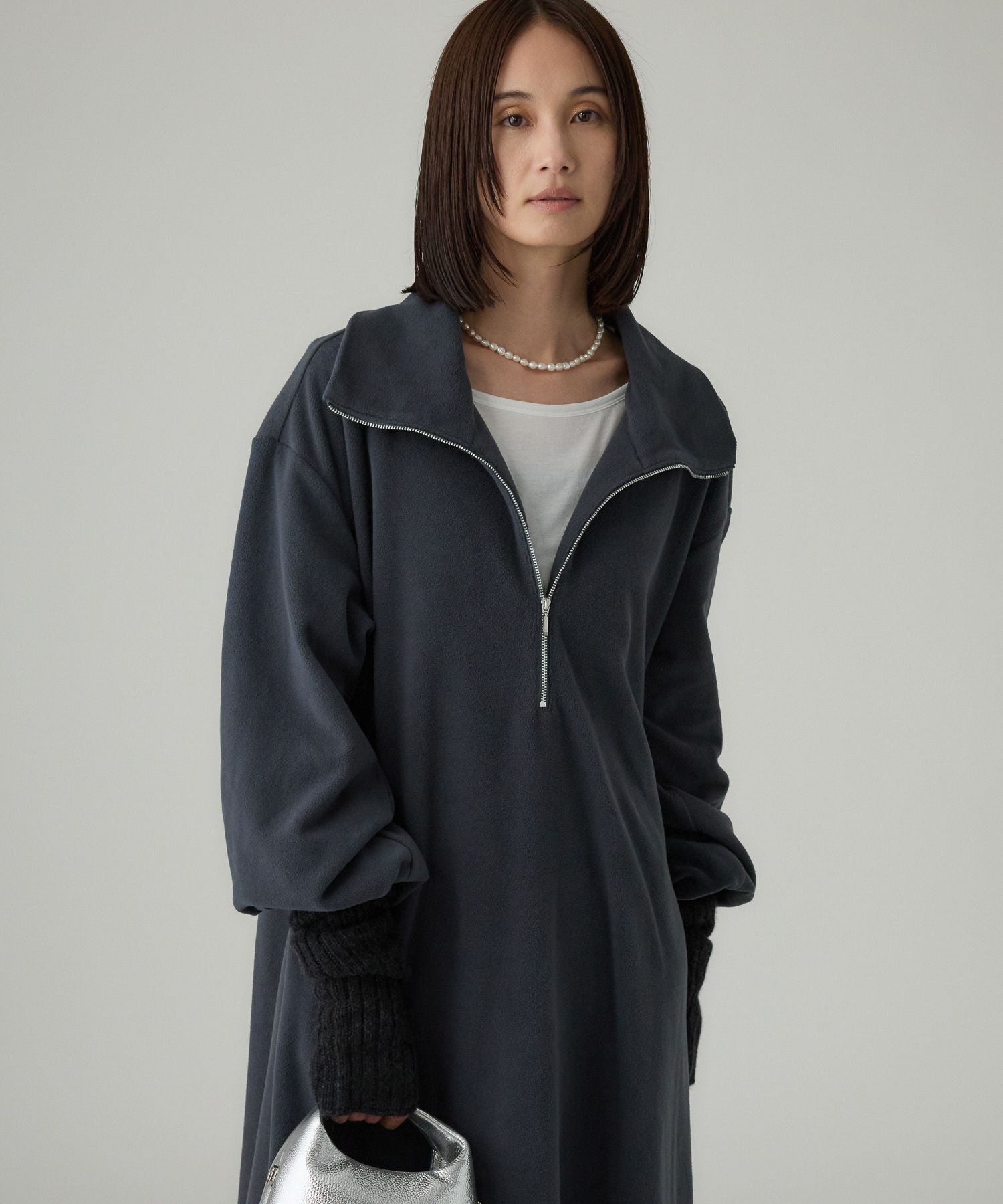 BABYLONE「フリースロングワンピース」|ワンピース|