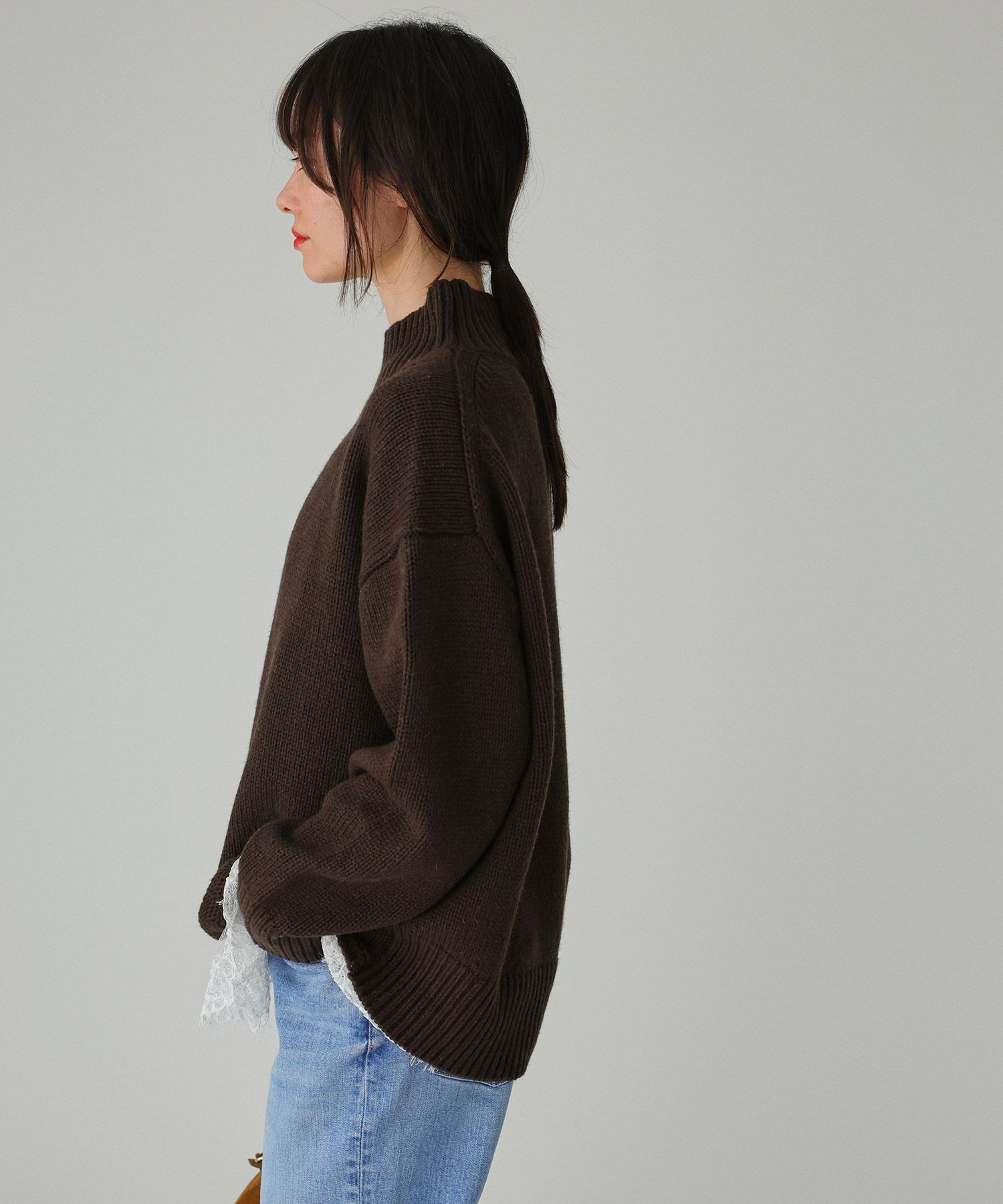 BABYLONE「リラクシータートルプルオーバー」|ニット・セーター|