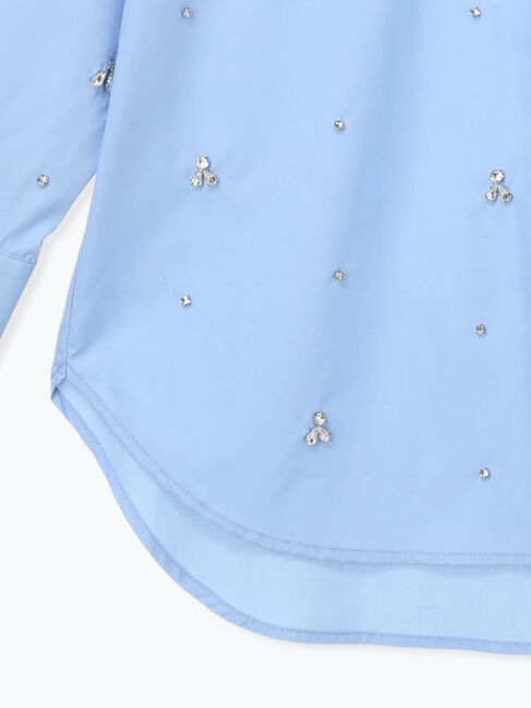 Te chichi「ビジューデザインシャツ《2025winter catalog item》」|シャツ・ブラウス|