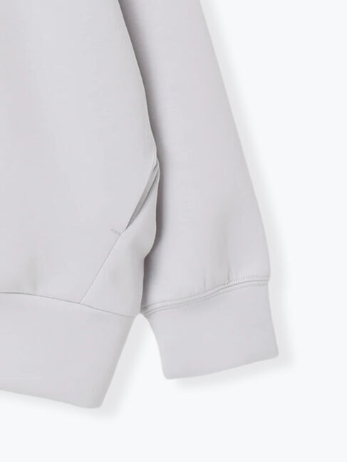 Samansa Mos2 blue「ダンボールジップパーカー」|Tシャツ・カットソー|