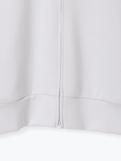 Samansa Mos2 blue「ダンボールジップパーカー」|Tシャツ・カットソー|