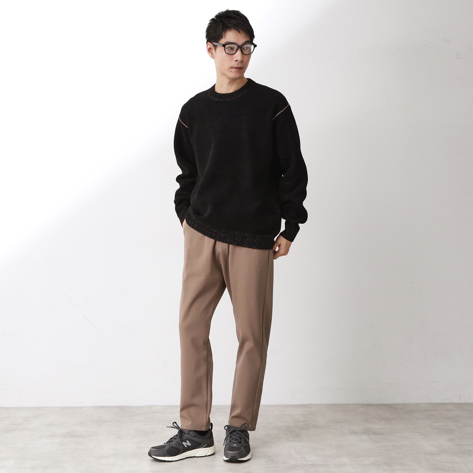 THE SHOP TK「【大人の上品カジュアルを叶える】ハグするニット 洗濯機OK／6色展開」|ニット・セーター|