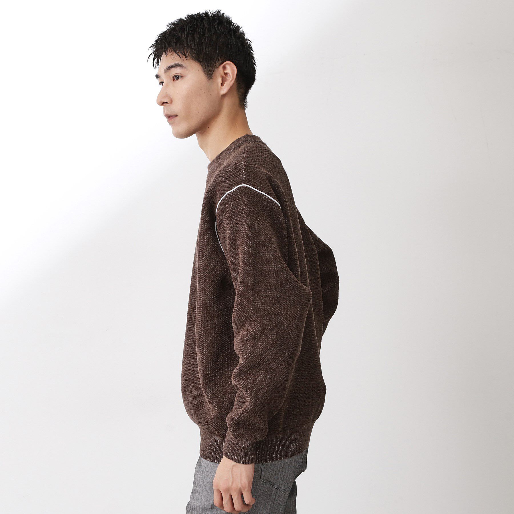 THE SHOP TK「【大人の上品カジュアルを叶える】ハグするニット 洗濯機OK／6色展開」|ニット・セーター|