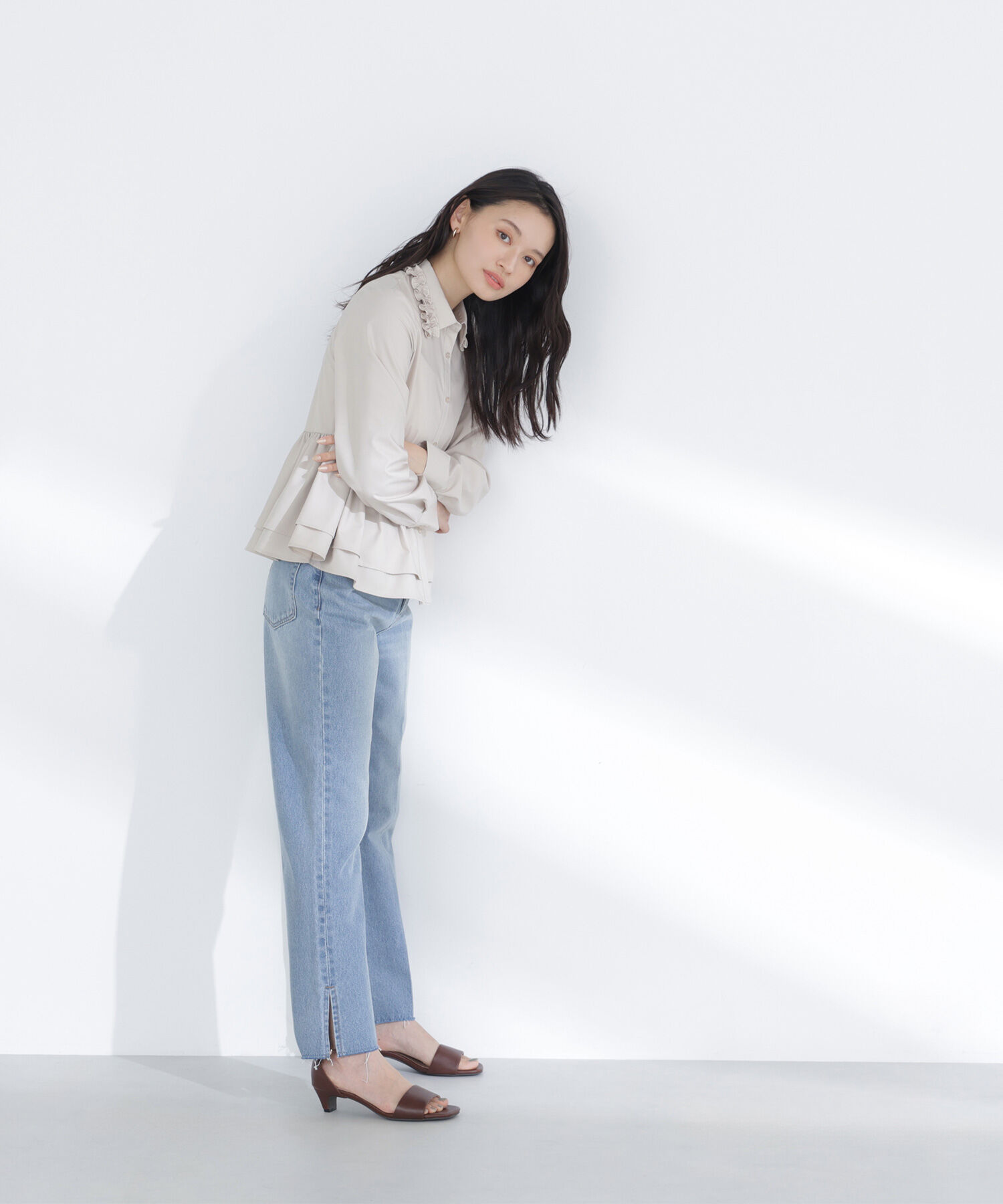  「フリルカラーシャツ」|シャツ・ブラウス|