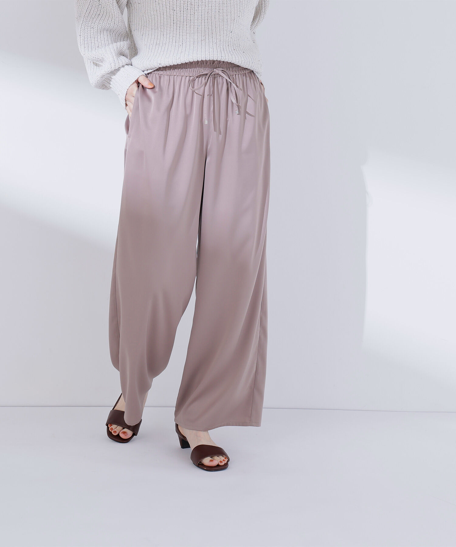  「サテンイージーパンツ」|その他|