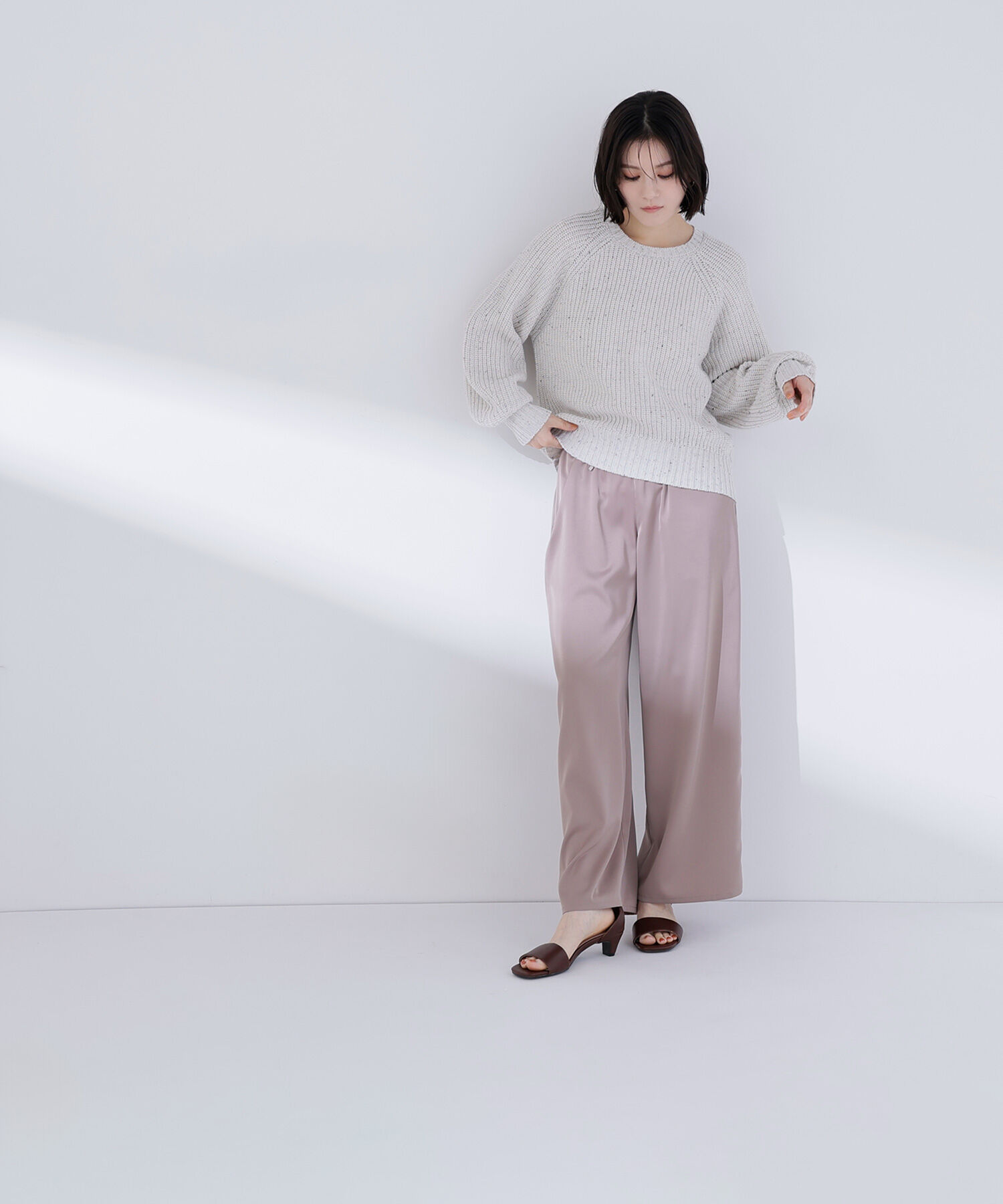  「サテンイージーパンツ」|その他|