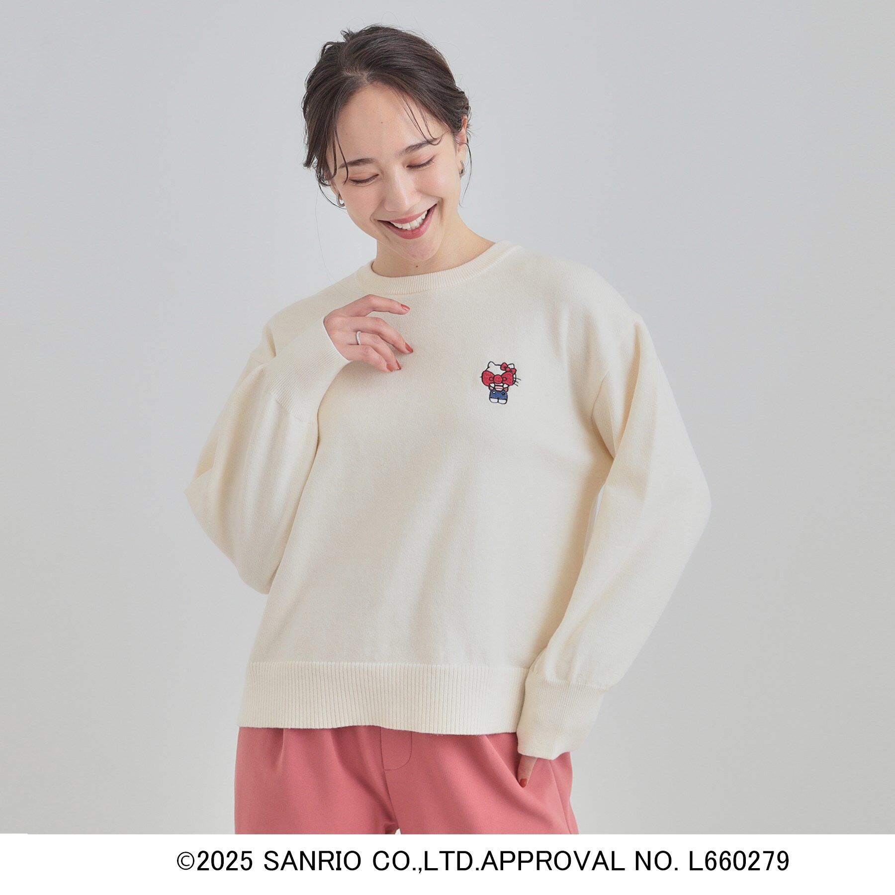 SHOO･LA･RUE「【HELLO KITTY コラボ】スウェットライクニット」|ニット・セーター|