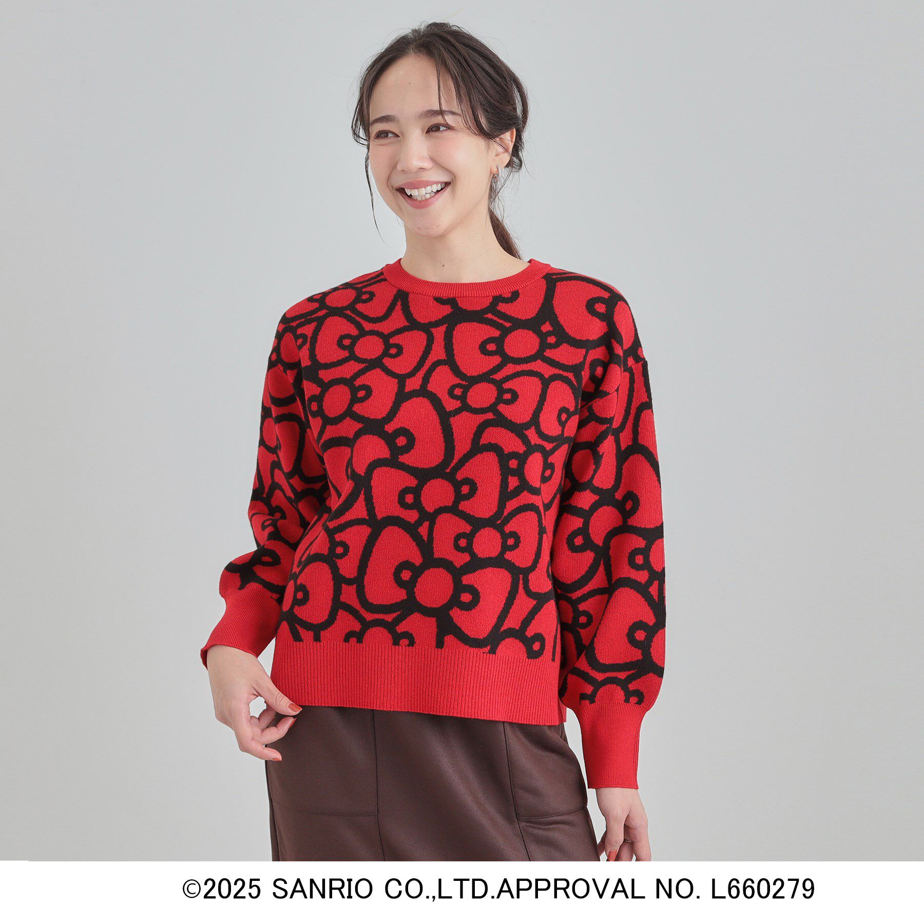 SHOO･LA･RUE「【HELLO KITTY コラボ】スウェットライクニット」|ニット・セーター|