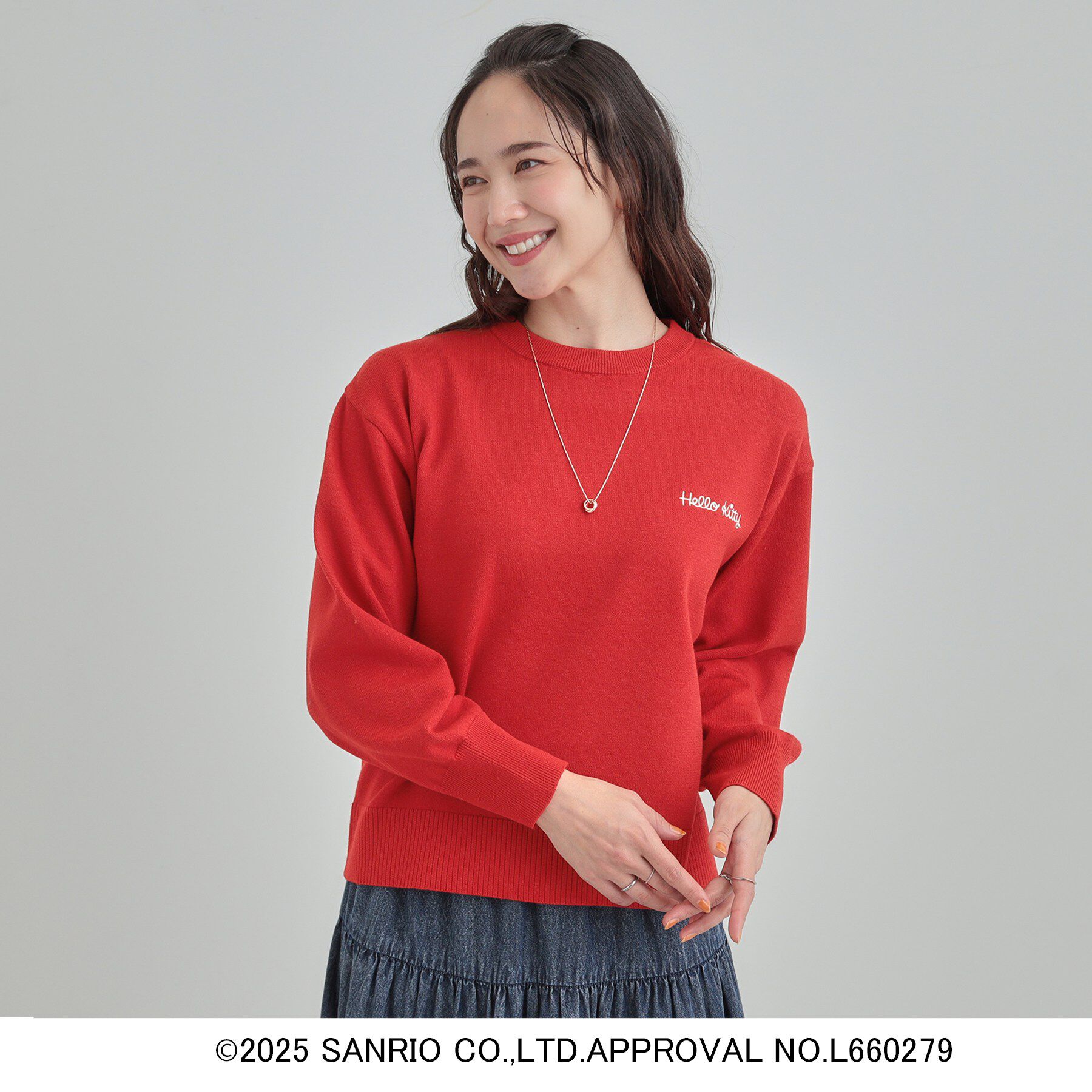 SHOO･LA･RUE「【HELLO KITTY コラボ】スウェットライクニット」|ニット・セーター|