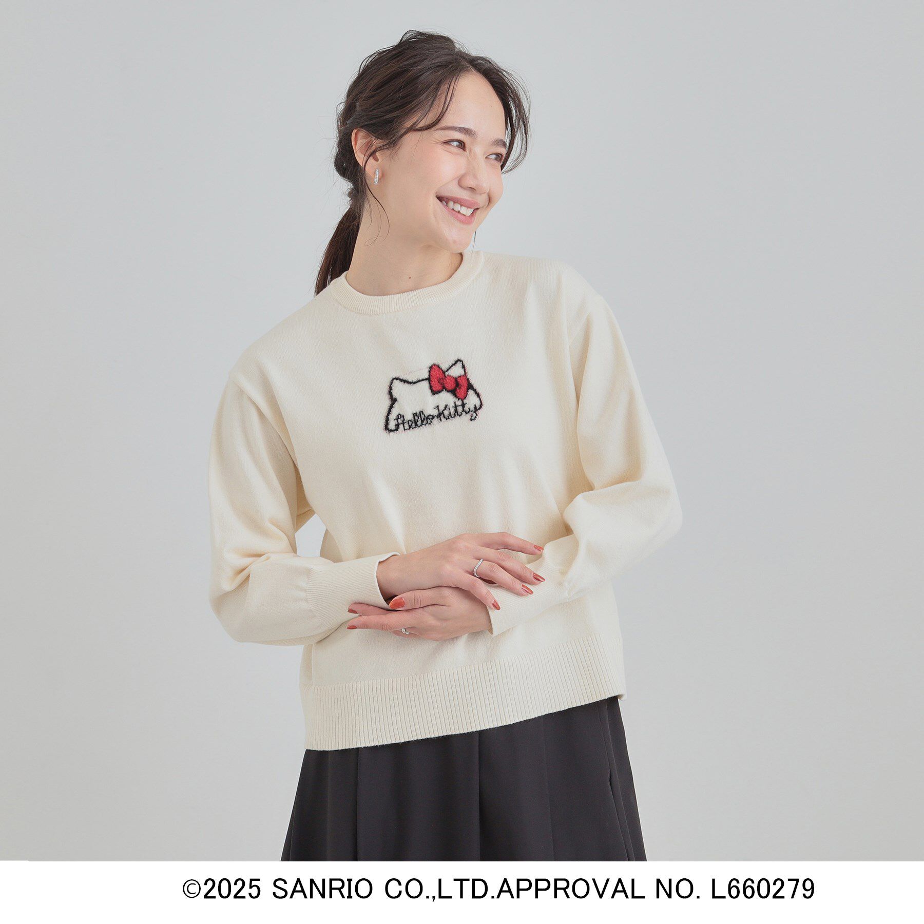 SHOO･LA･RUE「【HELLO KITTY コラボ】スウェットライクニット」|ニット・セーター|