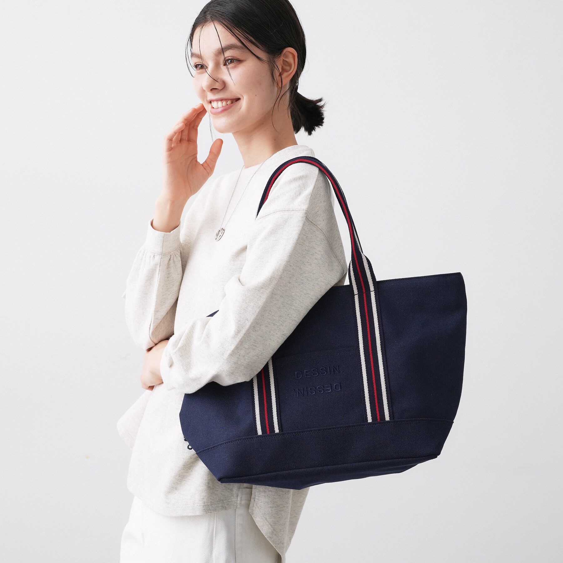 Dessin「【軽量/A4収納可】テープトートバッグM」|トートバッグ|