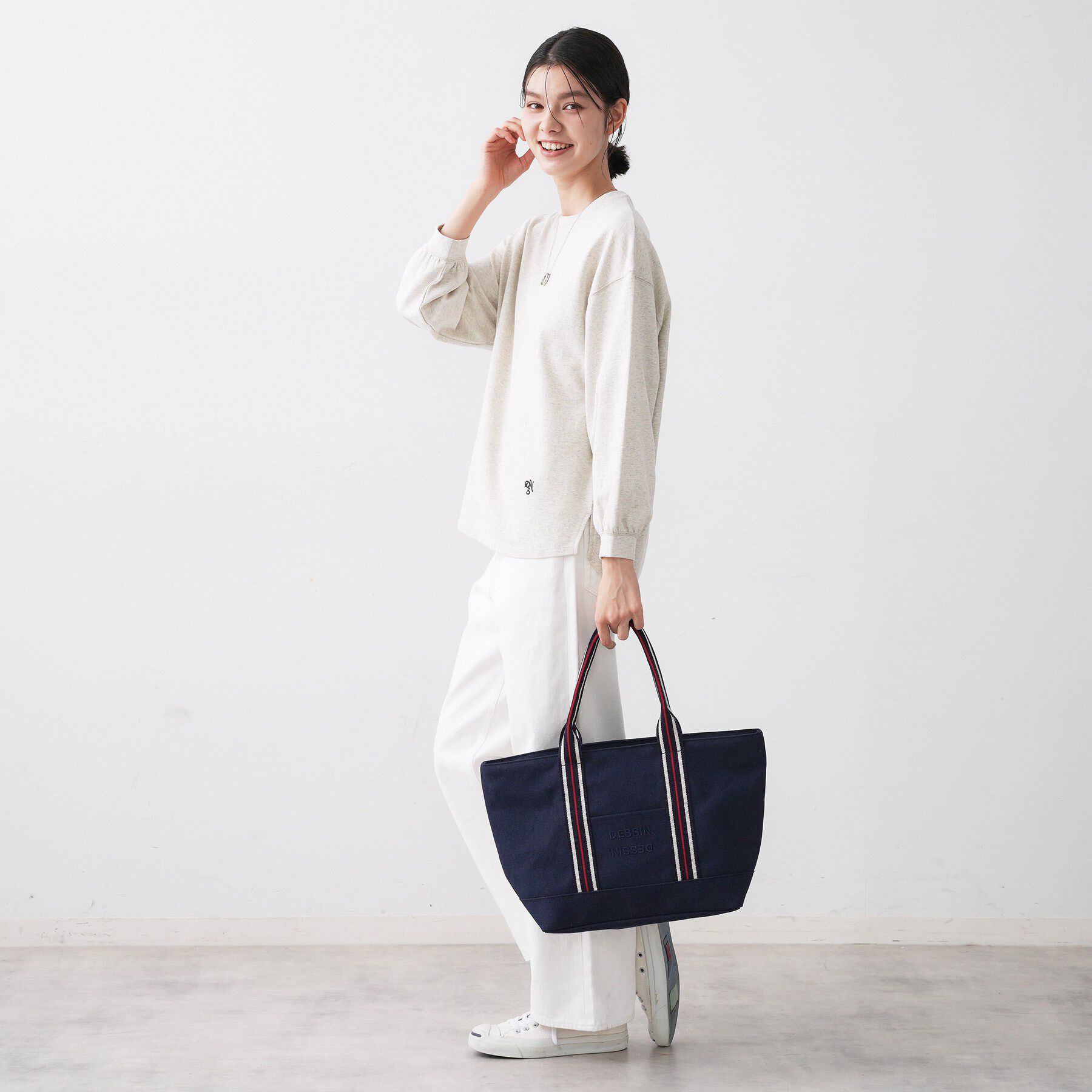 Dessin「【軽量/A4収納可】テープトートバッグM」|トートバッグ|