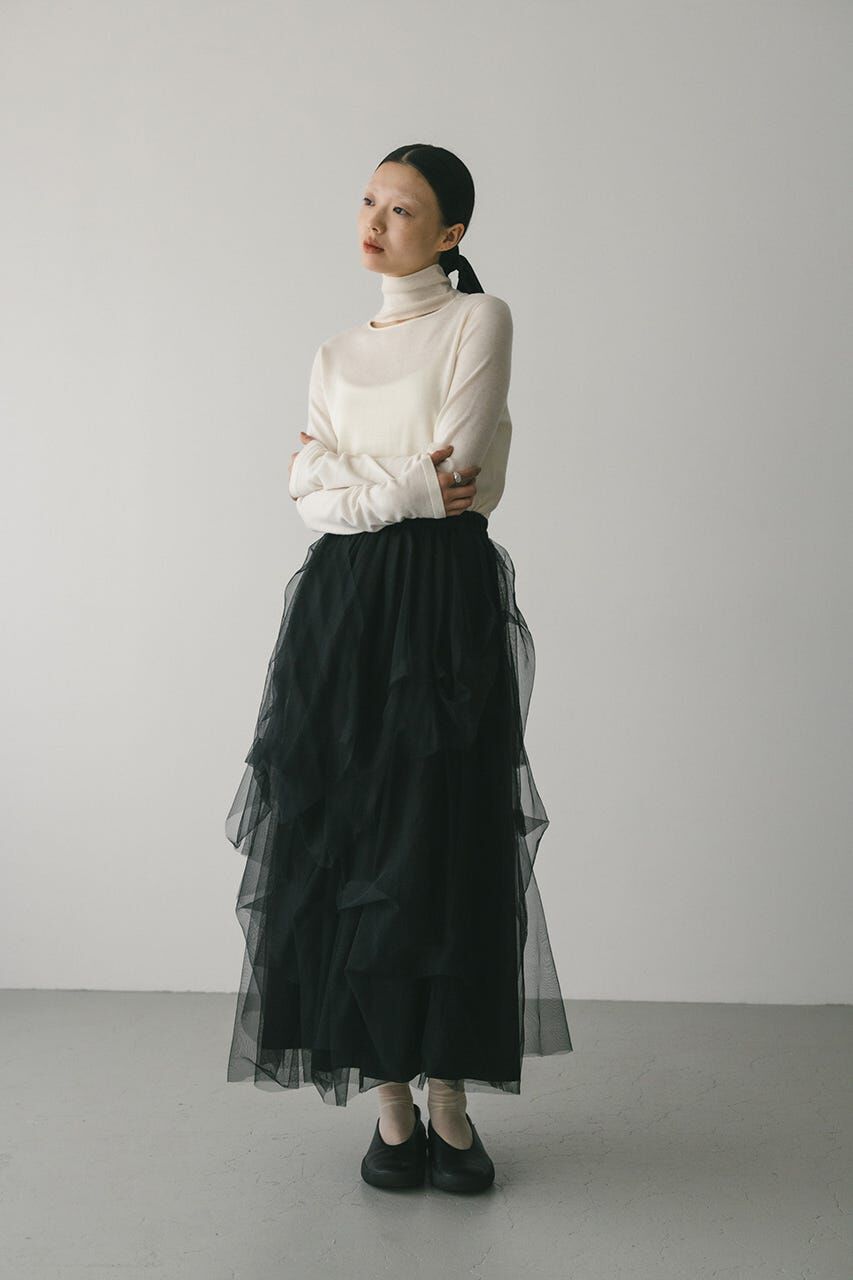 STYLEMIXER「ランダムティアードチュールスカート」|スカート|