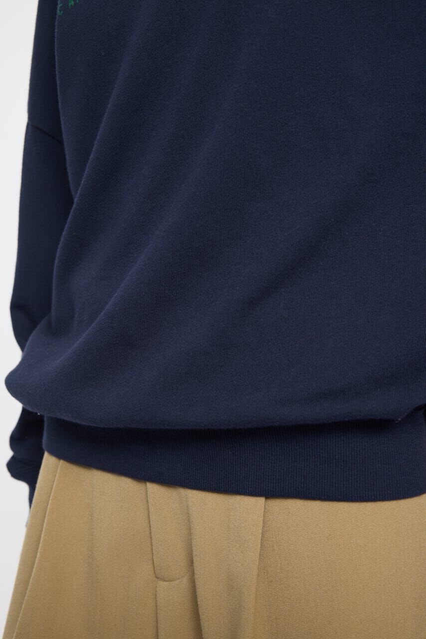 MOUSSY「OFF SHOULDER LOGO SWEAT プルオーバー」|パーカー|